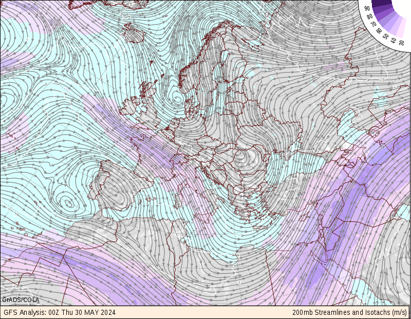 European 200mb Maps - COLA Current